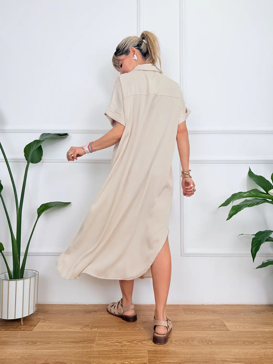 Thyra Dress Sand 20295 3