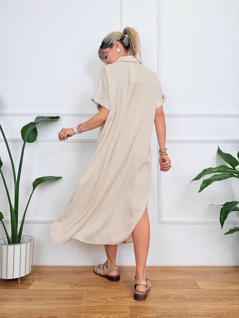 Thyra Dress Sand 20295 3