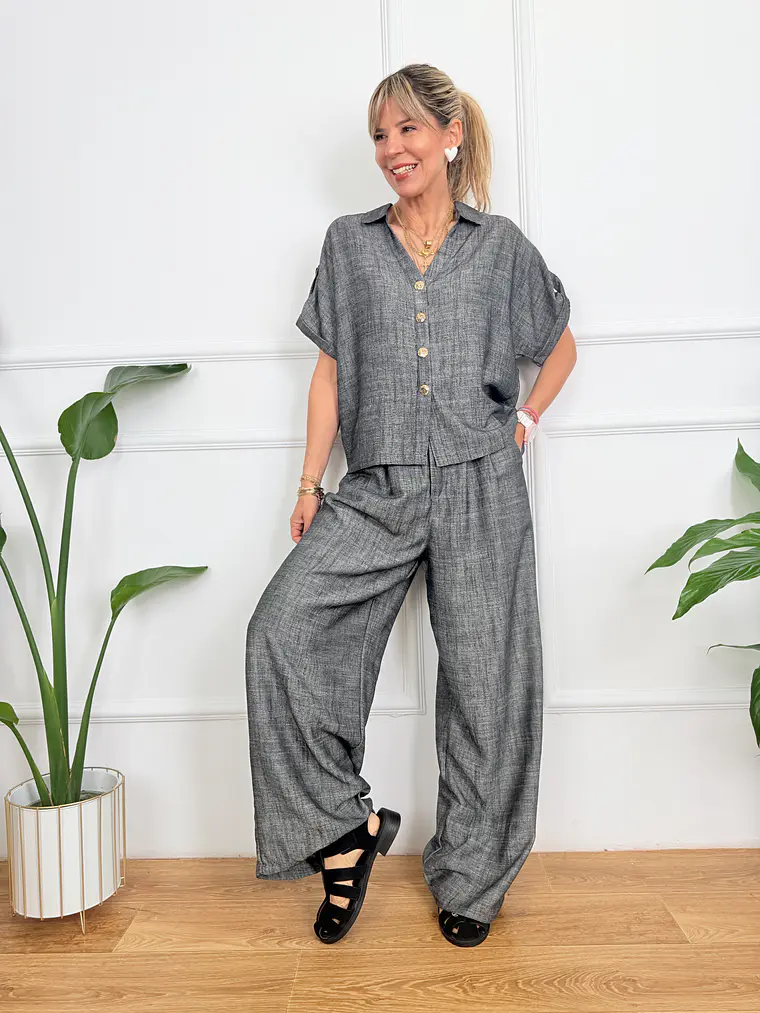 Silk Meadow Set 9529 Dark Grey  2