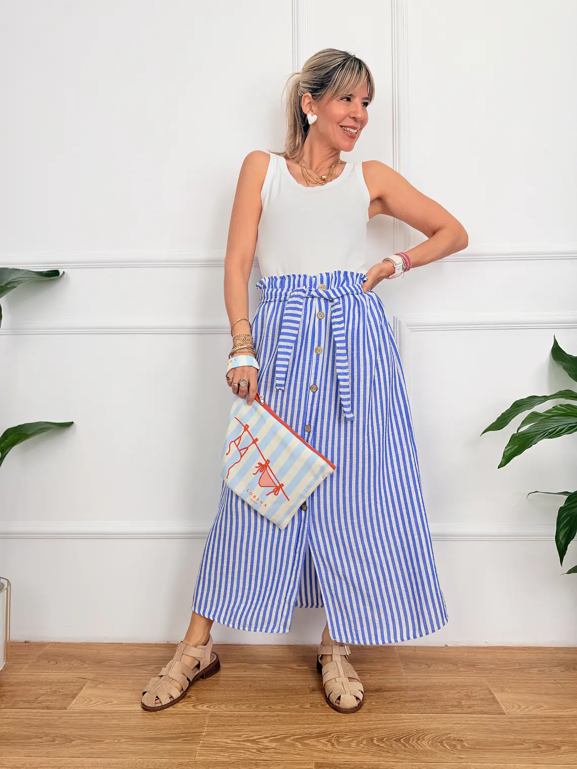 Valea Skirt Blue 8632   2