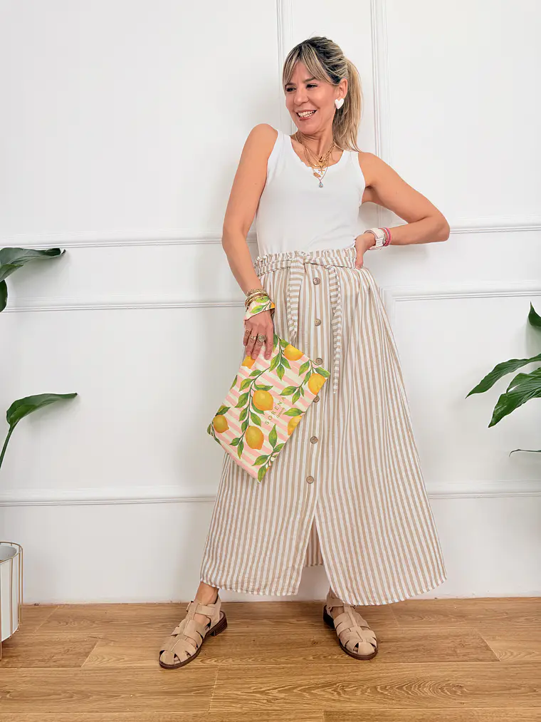 Valea Skirt Moca 8632    1