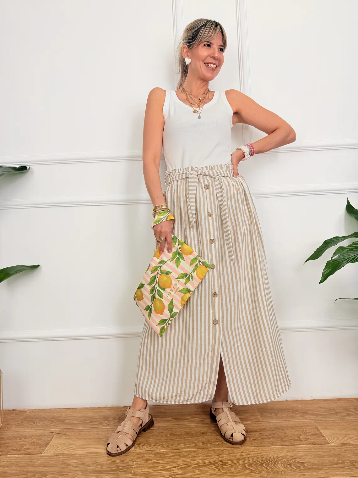 Valea Skirt Moca 8632    2