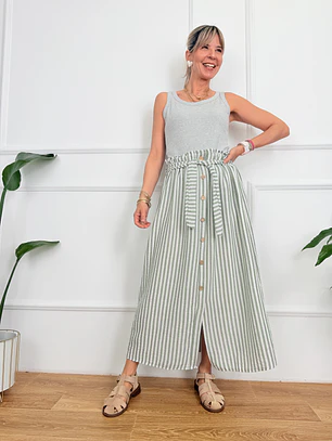 Valea Skirt Chaki 8632 