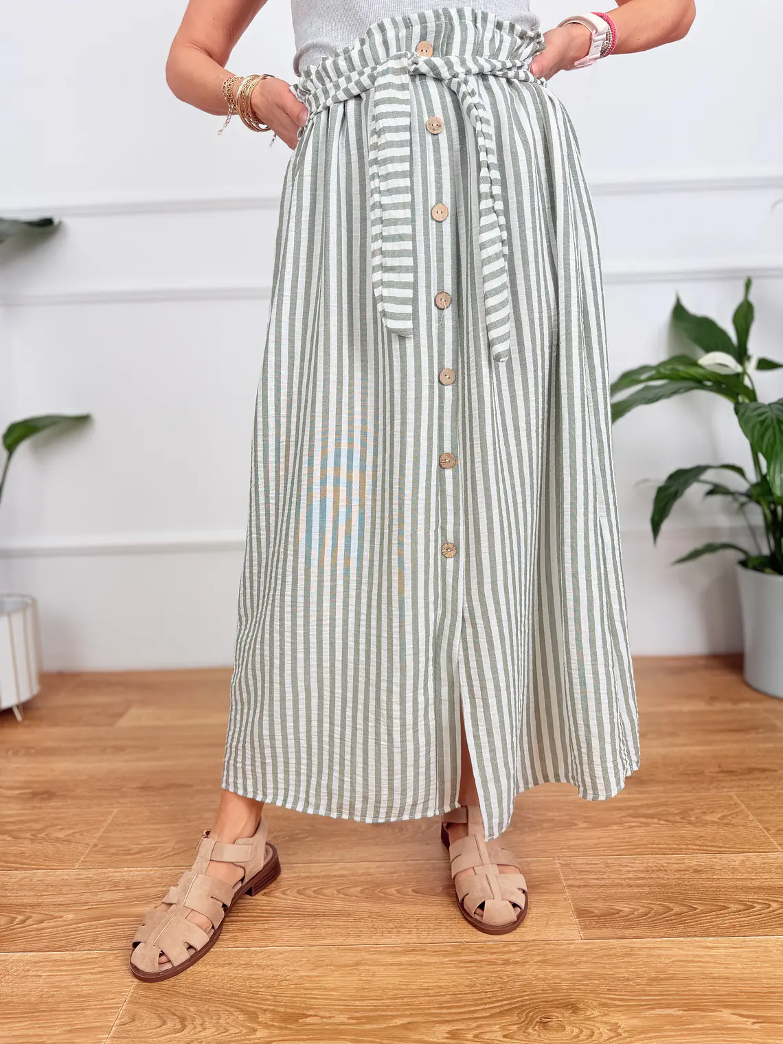 Valea Skirt Chaki 8632  4