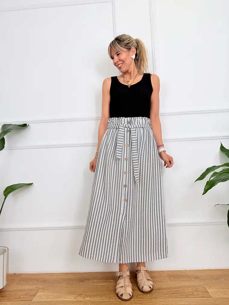 Valea Skirt Grey 8632 1