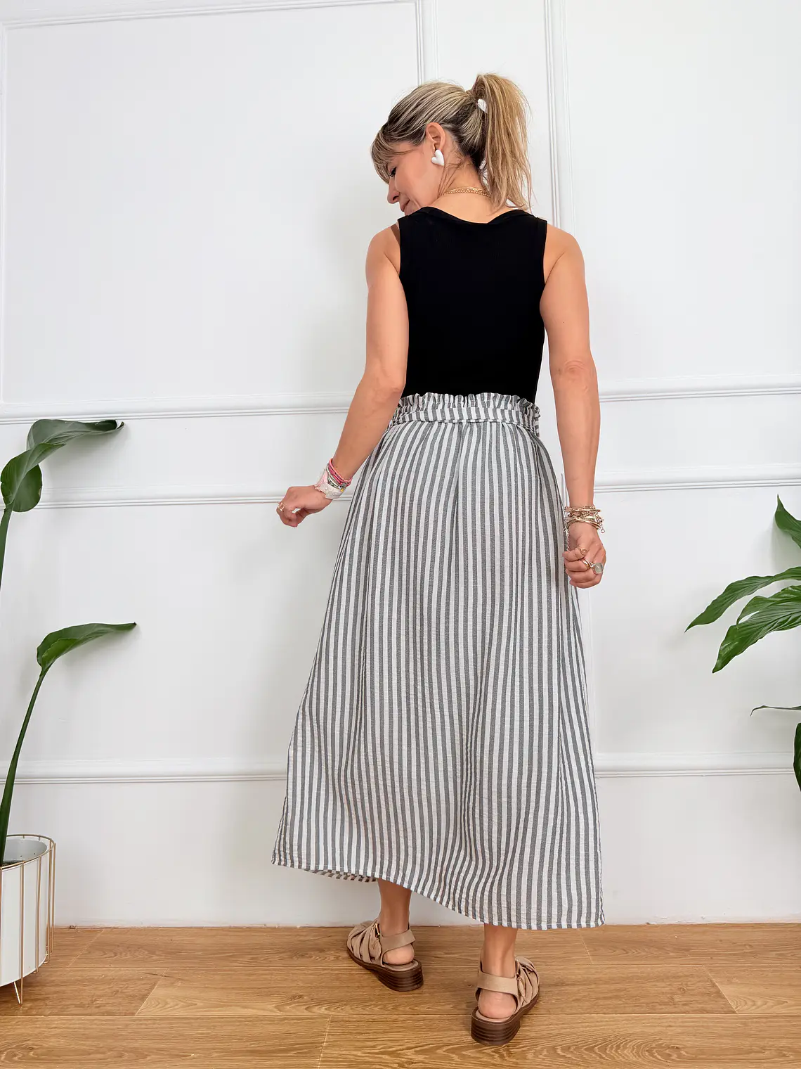 Valea Skirt Grey 8632 3