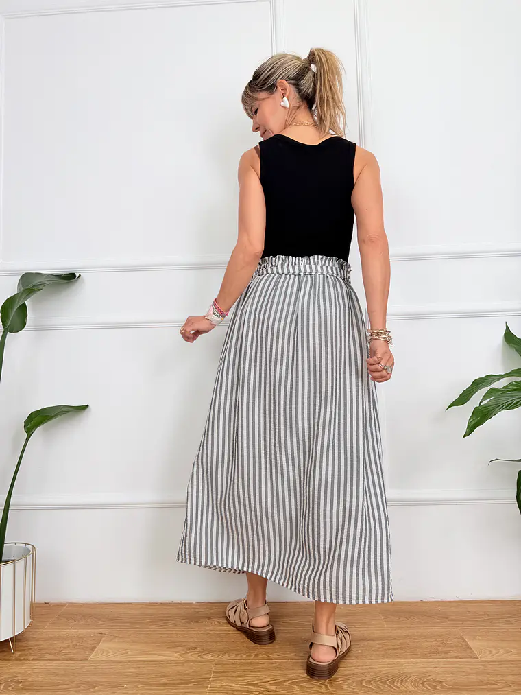 Valea Skirt Grey 8632 3