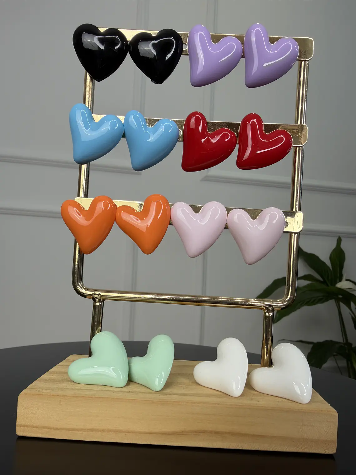 Pastel Petite Corazon Earrings  2