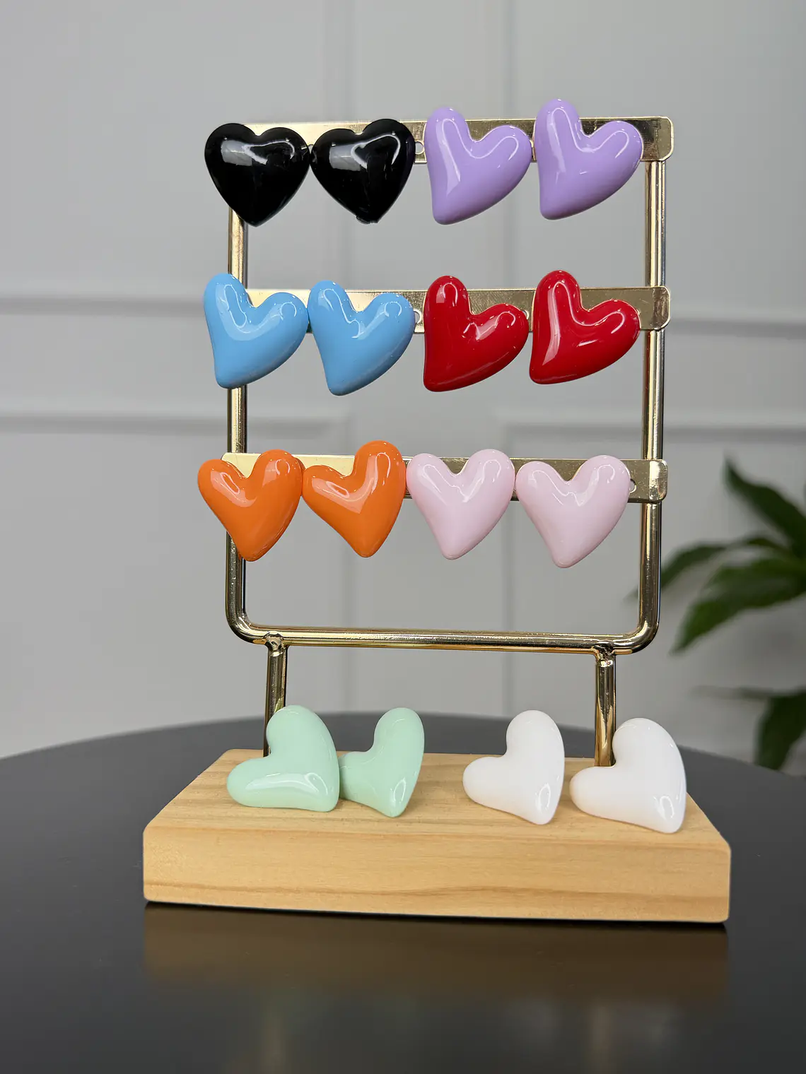 Pastel Petite Corazon Earrings  1