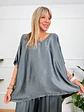 Anya Blouse Grey 80521  - thumbnail 1