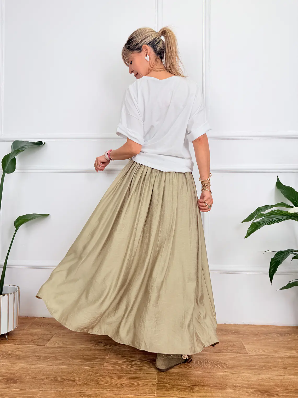 Dance T-shirt White 8802 4