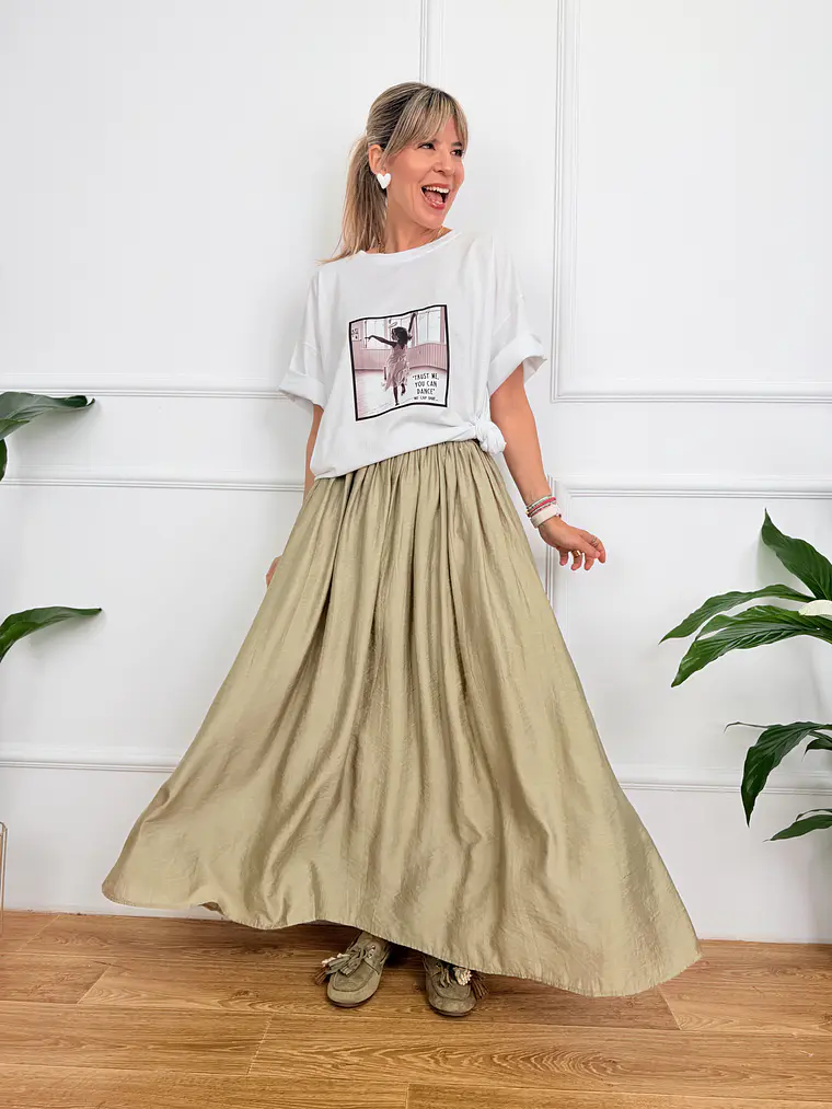 Dance T-shirt White 8802 3