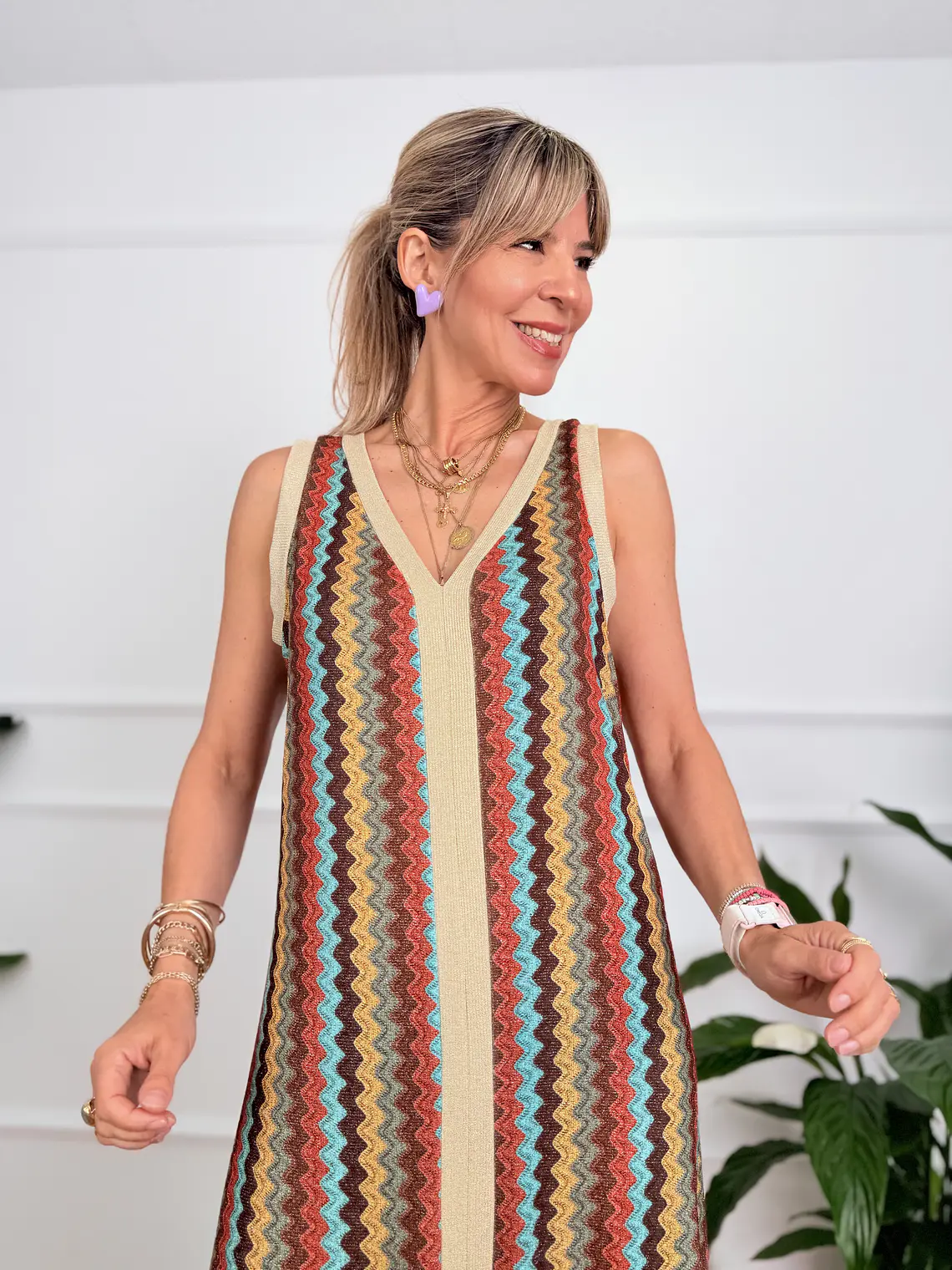 Dilino Dress Colorful 23206   3