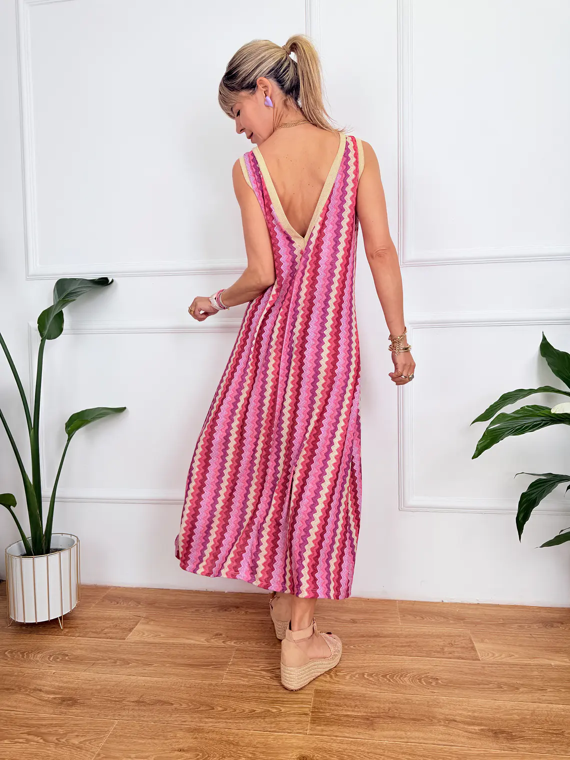 Dilino Dress Pink 23206  2