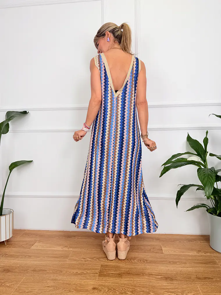 Dilino Dress Blue 23206 2