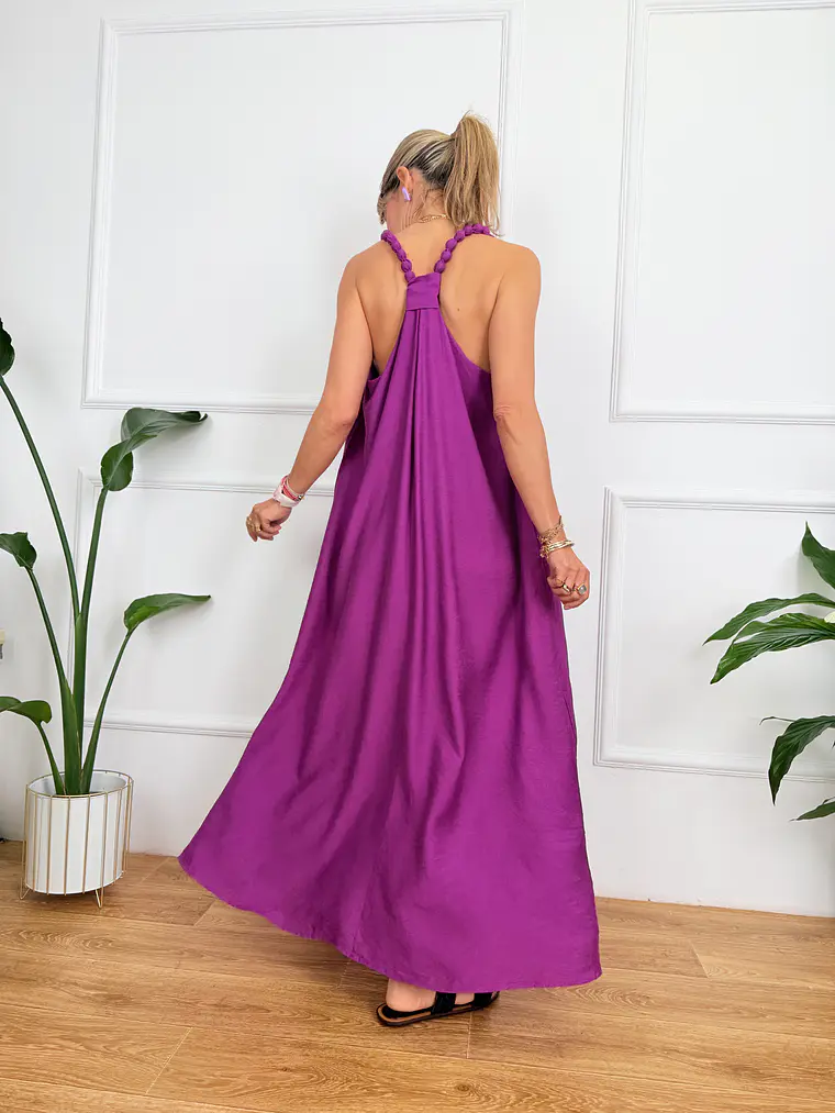 Limanaki Dress Purple 0001#  2