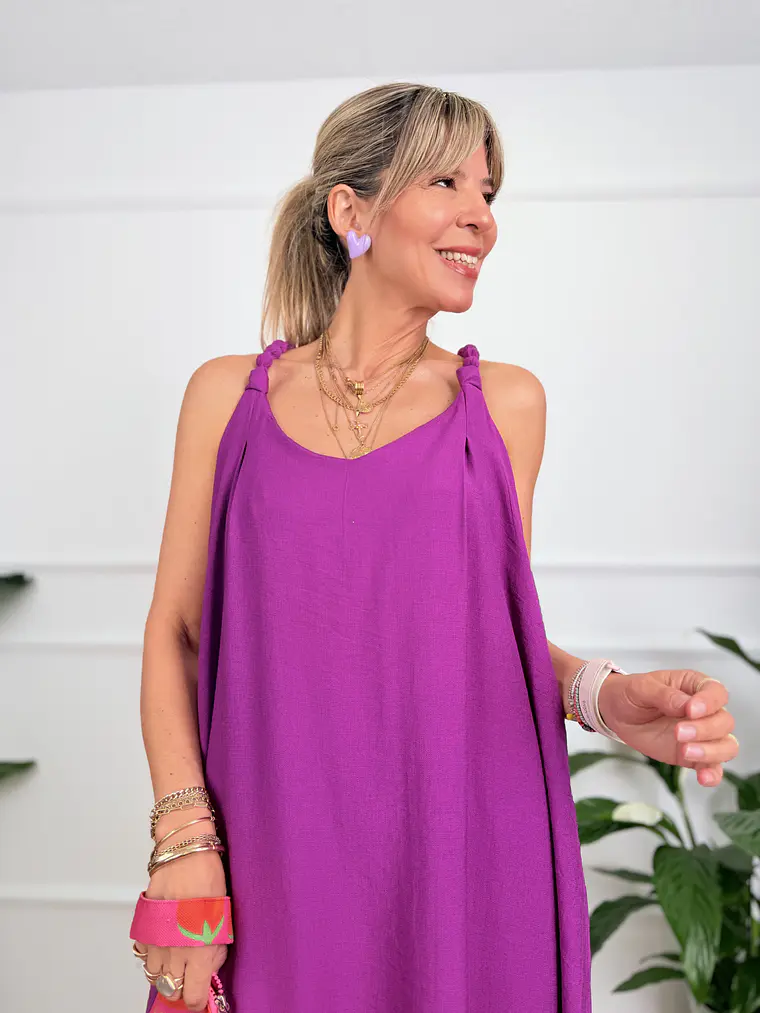 Limanaki Dress Purple 0001#  3