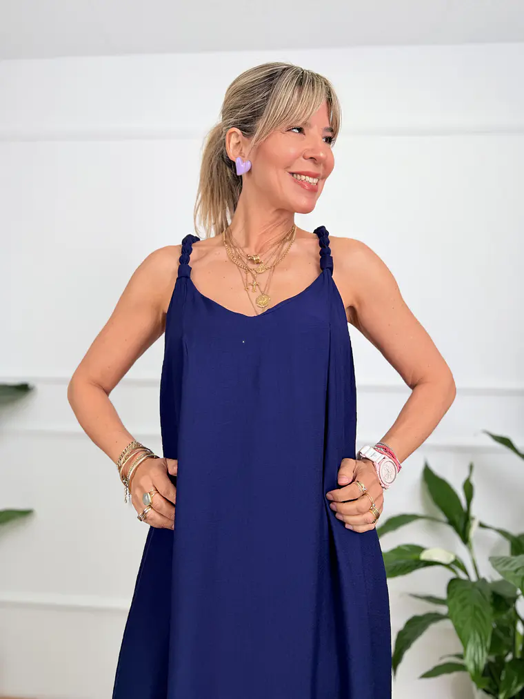 Limanaki Dress Dark Blue 0001# 3