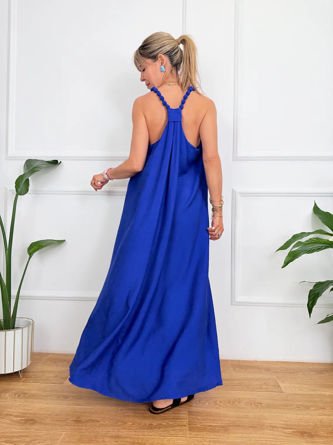 Limanaki Dress Royal Blue 0001# 2