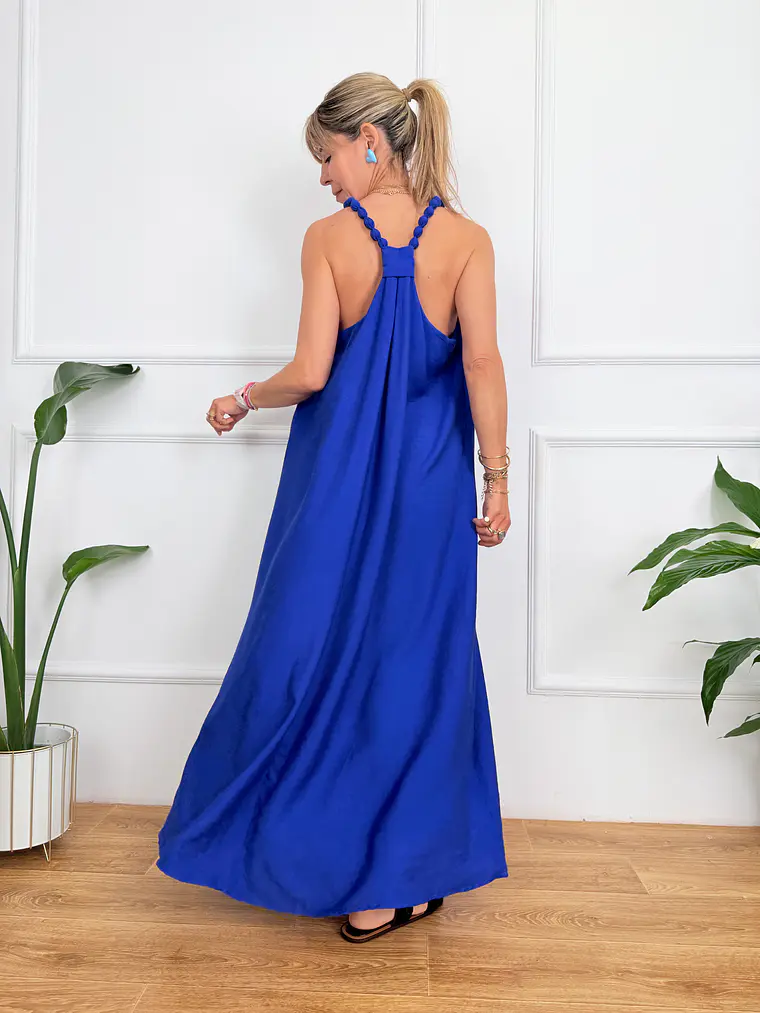 Limanaki Dress Royal Blue 0001# 2