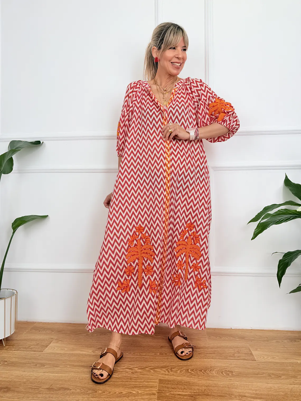 Τheros Dress Red F193   2