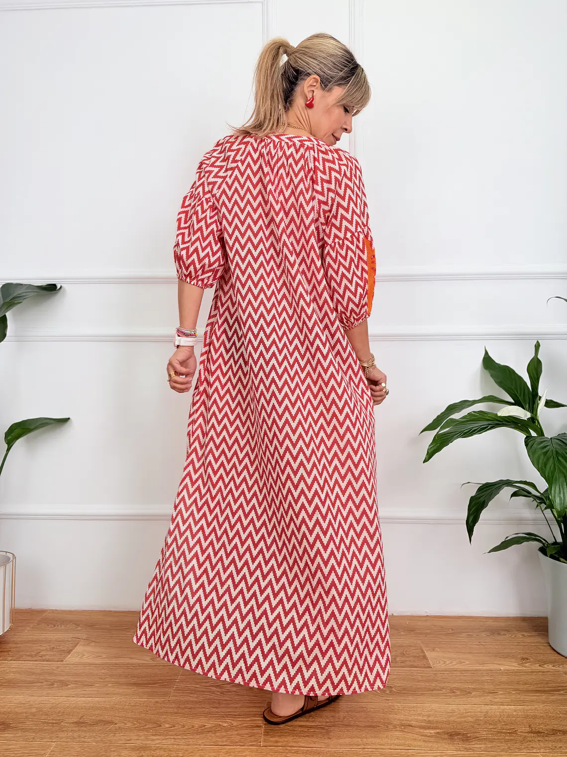 Τheros Dress Red F193   3