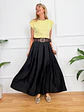 Loulou Studio Dress 118M5898 Black-Yellow - thumbnail 1