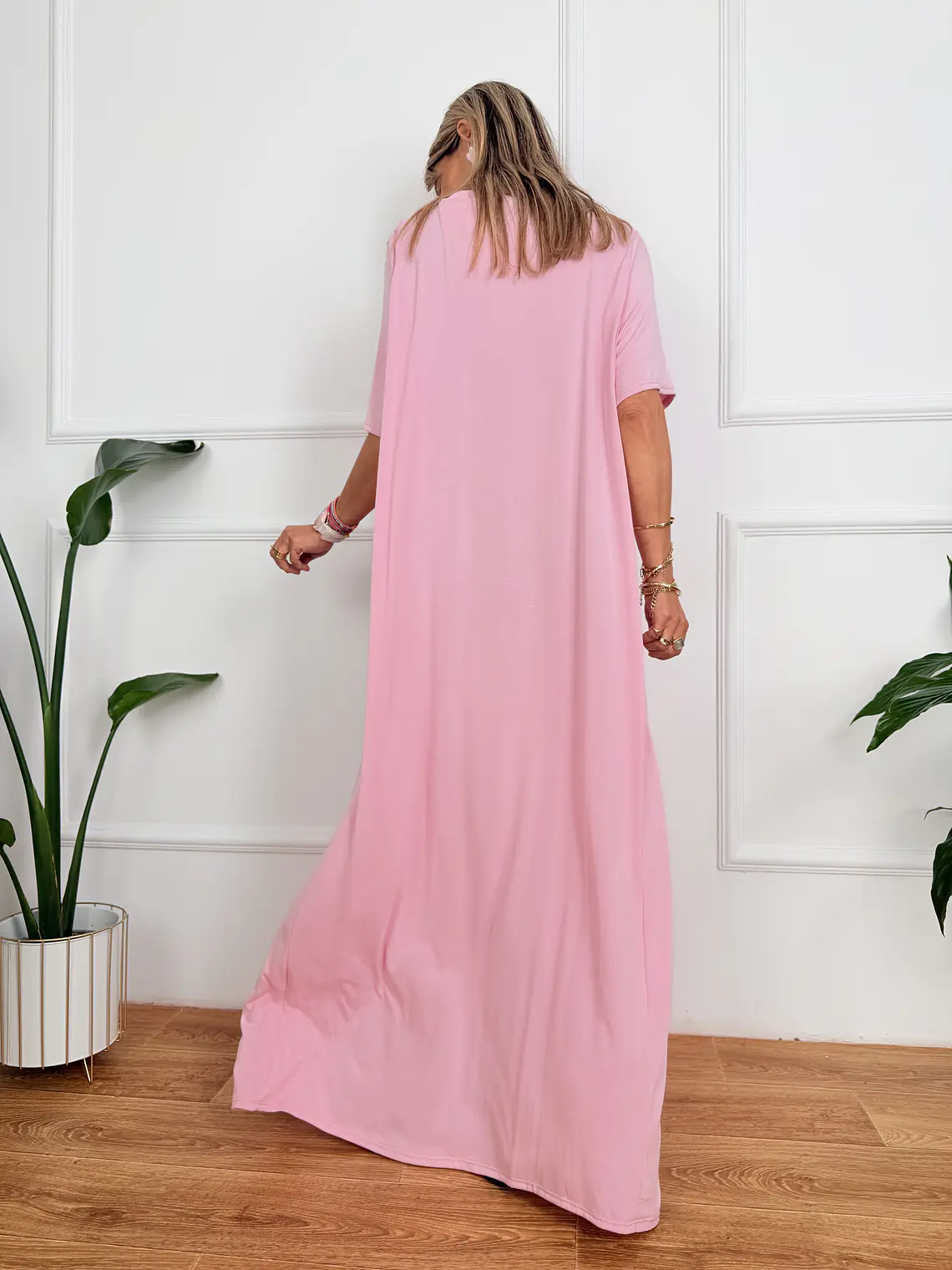 Skye Dress Pink 5035  3