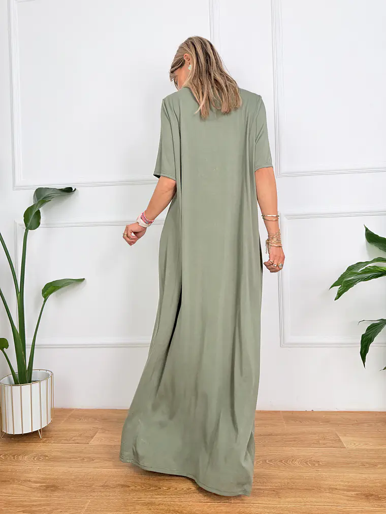 Skye Dress Chaki 5035 3