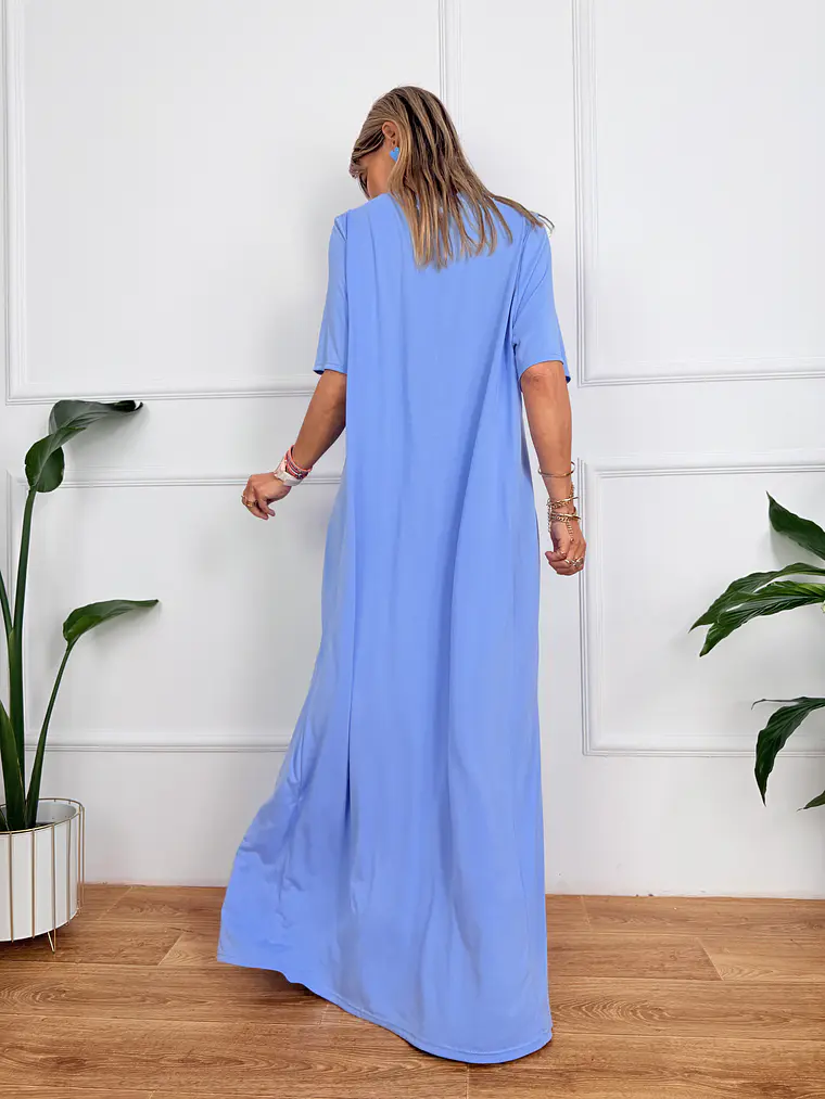 Skye Dress Blue 5035    3