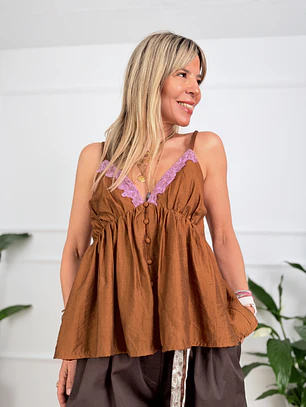 Iliora Blouse Brown 2737