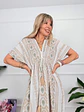 Giasemi Dress Sand F-154   - thumbnail 4