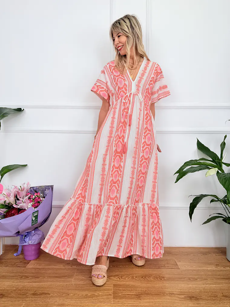 Giasemi Dress Pink F-154  2