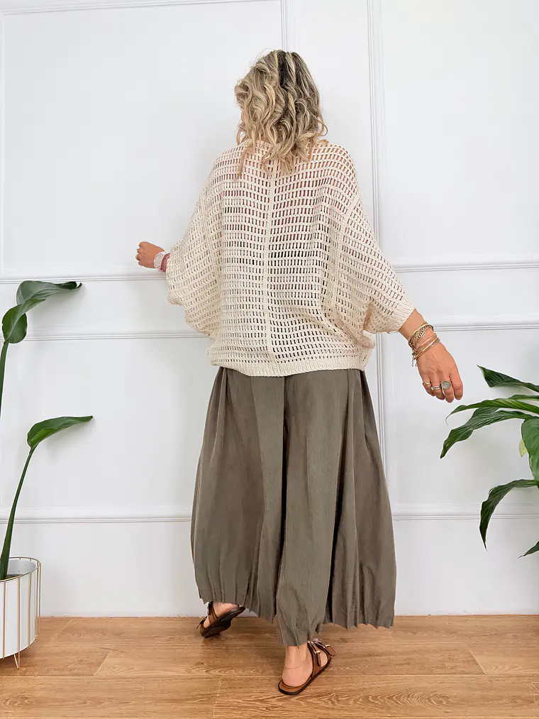 Dominiki Cardigan Ivory 702  4