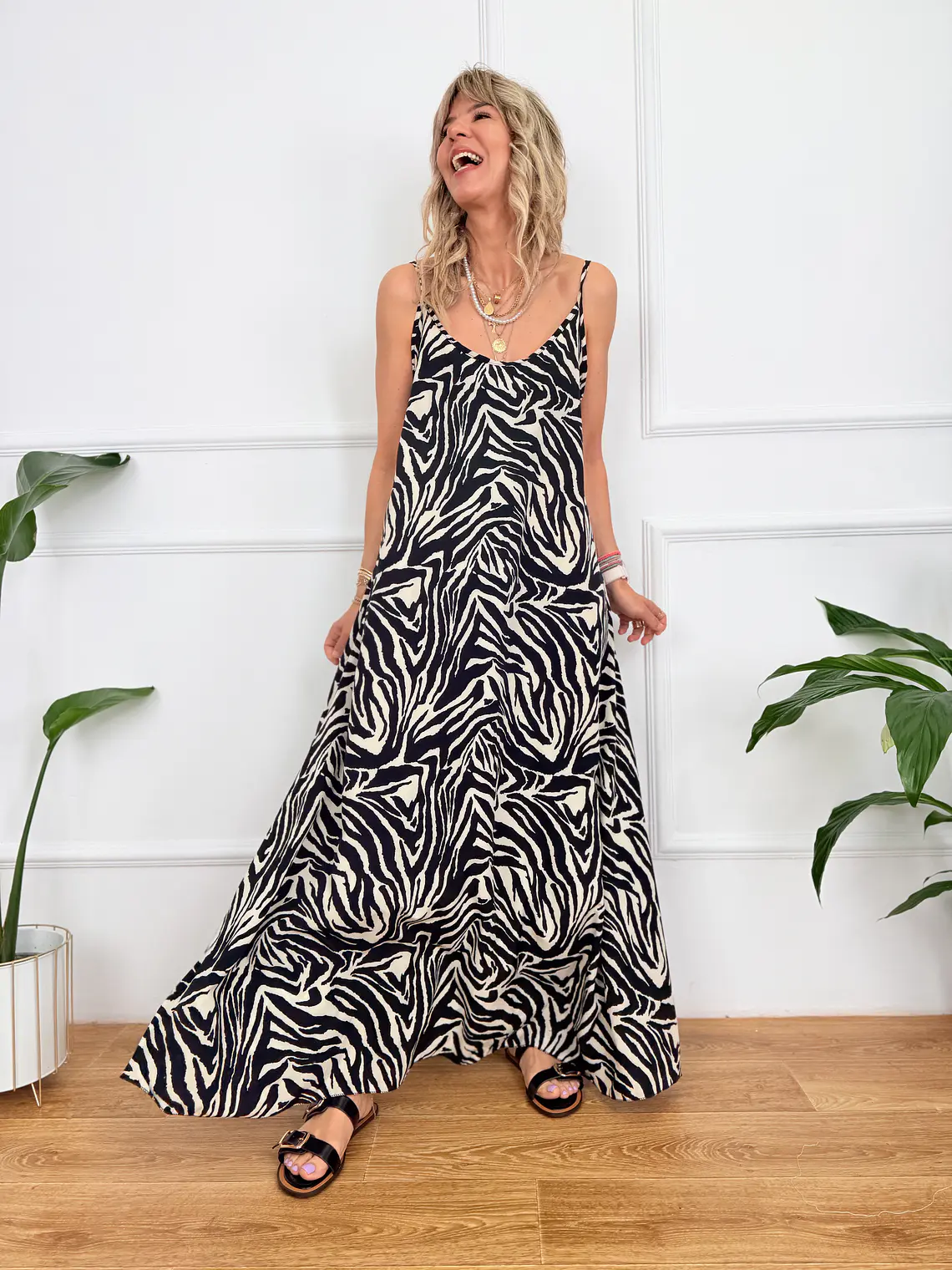Winona Dress Zebra 4263  1