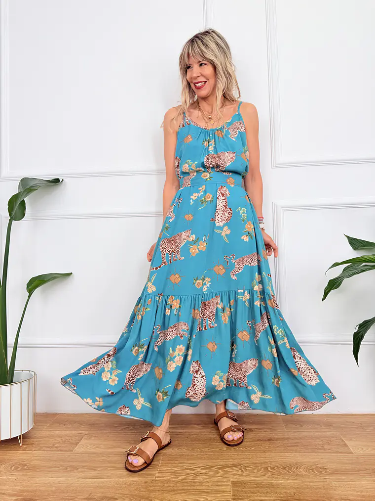 Rallou Dress Petrol 5666  1