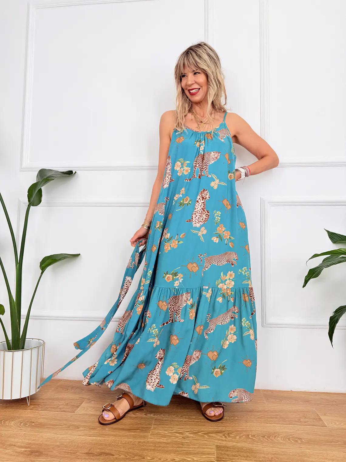 Rallou Dress Petrol 5666  2