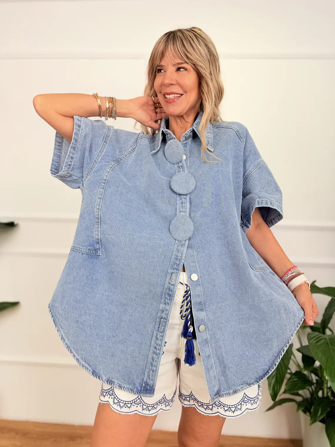 Fern Jean Jacket Blue 3062#  1