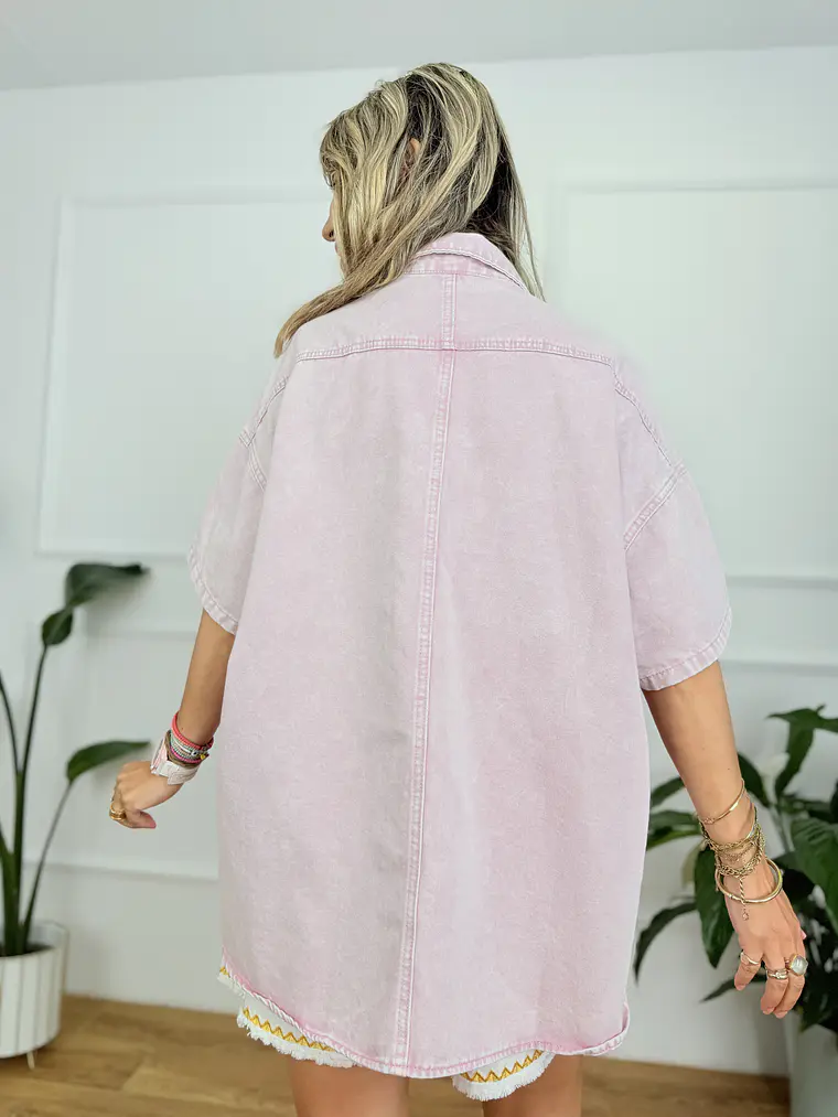 Fern Jean Jacket Pink 3062# 4