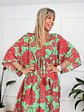 Glikokima Dress 15110 Green-Red (4.)    - thumbnail 4