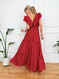 Olympiada Dress Red Y118M - thumbnail 3