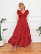 Olympiada Dress Red Y118M - thumbnail 2