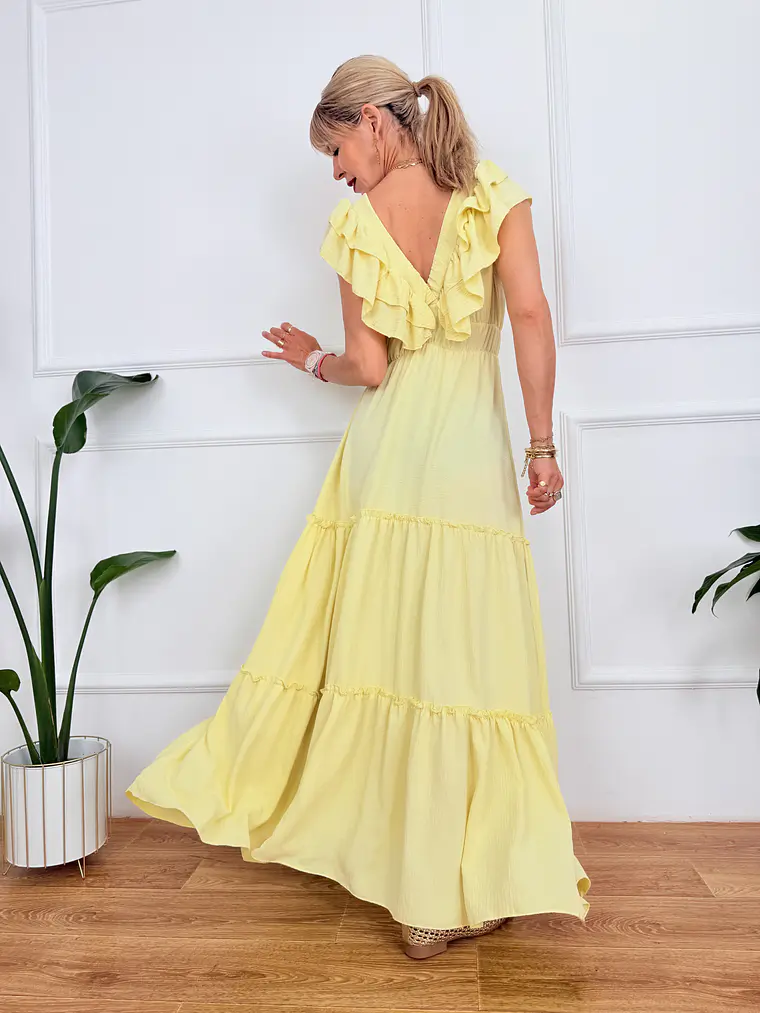 Olympiada Dress Yellow Y118M  3