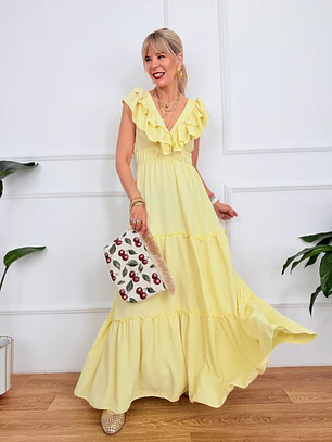 Olympiada Dress Yellow Y118M 