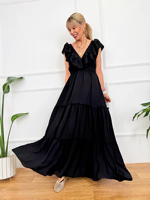 Olympiada Dress Black Y118M