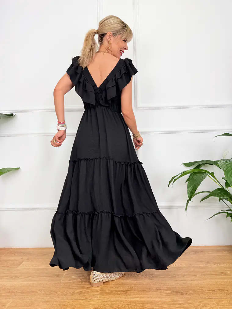 Olympiada Dress Black Y118M 3
