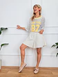 Athletic Glam T-shirt Yellow 21160-3  - thumbnail 3