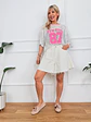 Athletic Glam T-shirt Pink 21160-3   - thumbnail 3