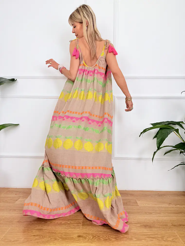 Lana Dress Yellow FG405   2