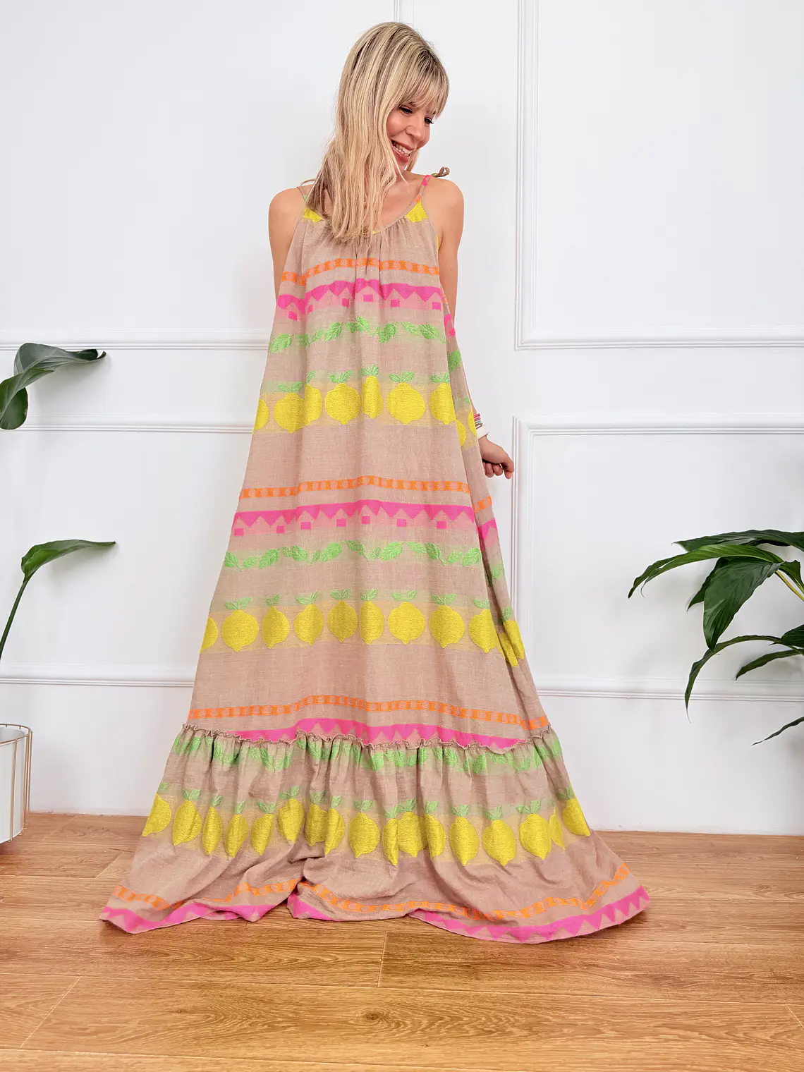 Lana Dress Yellow FG405   1